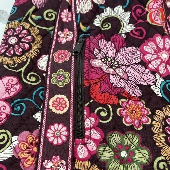 Excellent‎ condition Vers Bradley, Java, Paisley, Brown and pink print - Picture 1 of 5